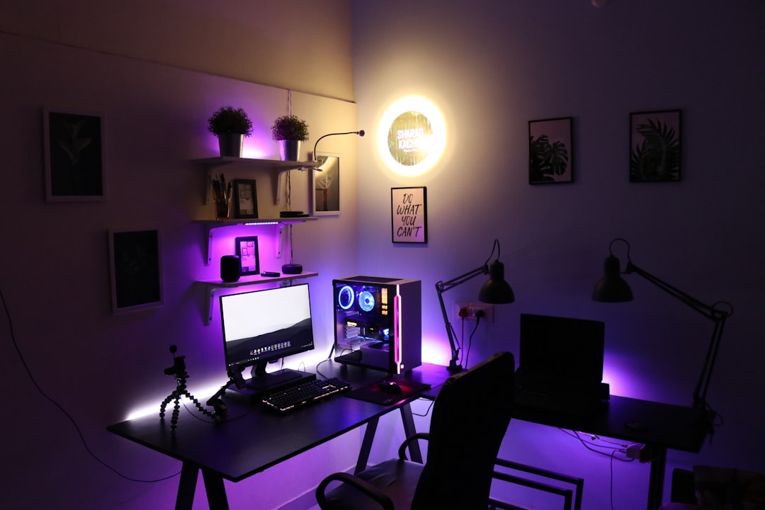 Photo Gaming setup